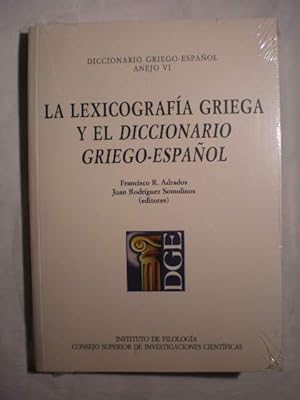 La lexicografía griega y el diccionario Griego-Español (DGE).