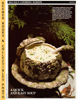 McCall's Cooking School Recipe Card: Soups 8 - Cream-Of-Cauliflower Soup : Replacement McCall's R...