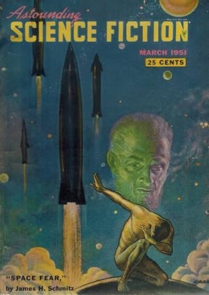 Seller image for Astounding Science Fiction March 1951 Space Fear; Philosophical Corps; Casting Office for sale by Books on the Boulevard