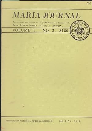 Maria Journal, Vol.1, No.2, Nov.1979- the Official Publication of the South Australian Branch of ...