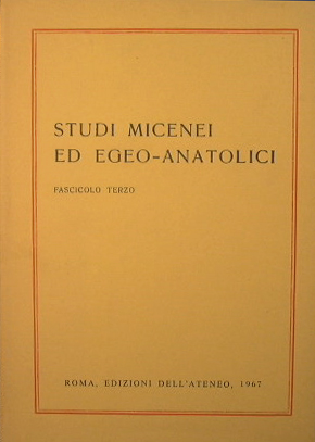 Studi micenei ed egeo-anatolici