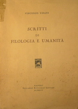 Scritti di Filologia e Umanità