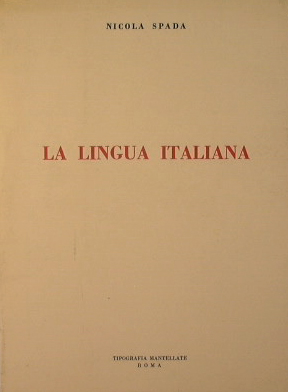 La lingua italiana.