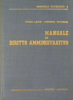 Bild des Verkufers fr Manuale di Diritto Amministrativo zum Verkauf von Antica Libreria Srl