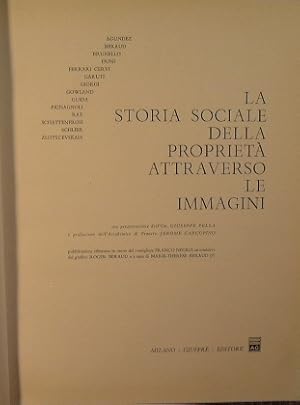 La Storia sociale della Proprietà attraverso le immagini.