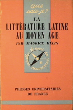 Image du vendeur pour La Littrature Latine au Moyen Age. mis en vente par Antica Libreria Srl