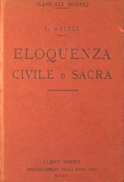 Manuale di Eloquenza civile e sacra