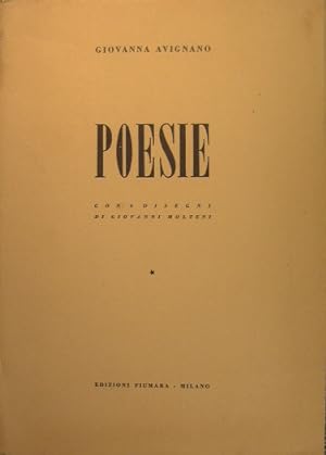 Imagen del vendedor de Poesie a la venta por Antica Libreria di Bugliarello Bruno S.A.S.