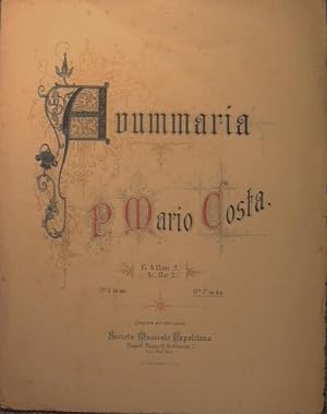 Bild des Verkufers fr Avummaria zum Verkauf von Antica Libreria Srl