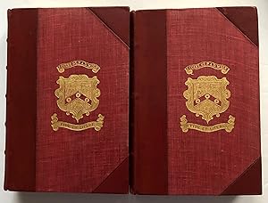 Image du vendeur pour The Book Of Isaiah 2 VOLUMES IN 2 COMPLETE [ HALF RED LEATHER BINDING WITH ST PAUL"S SCHOOL CREST ]. PRIZE LABEL FOR A D FARRELL mis en vente par Deightons