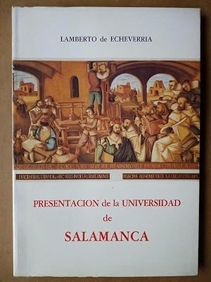 Bild des Verkufers fr Presentacin de la Universidad de Salamanca. zum Verkauf von Carmichael Alonso Libros