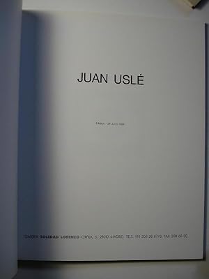 Seller image for Juan Usl. Mal de Sol. for sale by Carmichael Alonso Libros