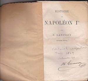 Image du vendeur pour Histoire de Napolon Ier mis en vente par LIBRERA GULLIVER