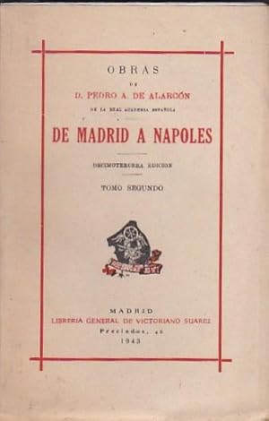 Seller image for De Madrid a Npoles for sale by LIBRERA GULLIVER