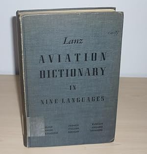 Aviation dictionnary in nine languages (English, french, russian, spanish, italian, chinese, port...