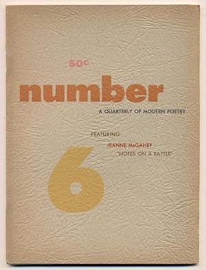 Bild des Verkufers fr Number Magazine, A Quarterly of Modern Poetry, Volume 1, Number 6, Spring 1955 zum Verkauf von Ken Sanders Rare Books, ABAA
