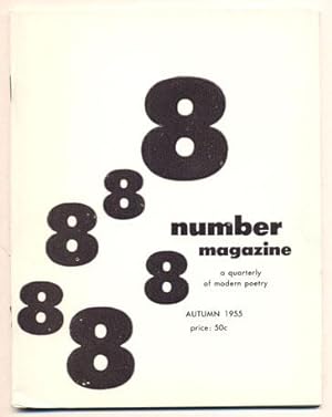 Bild des Verkufers fr Number Magazine: A Quarterly of Modern Poetry Volume 1, Number 8, Autumn 1955 zum Verkauf von Ken Sanders Rare Books, ABAA