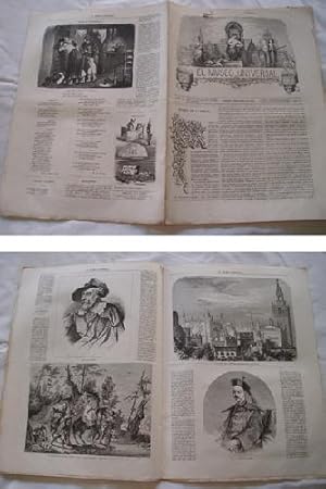 Image du vendeur pour EL MUSEO UNIVERSAL. 6 enero 1861. Nm.1, ao V. mis en vente par Librera Maestro Gozalbo