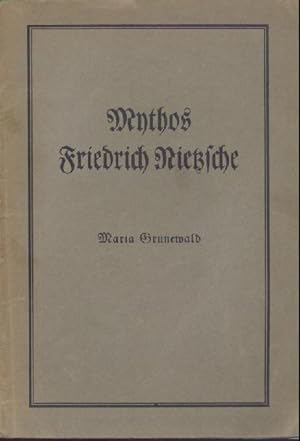 Bild des Verkäufers für Mythos Friedrich Nietzsche. zum Verkauf von Antiquariat Kaner & Kaner GbR
