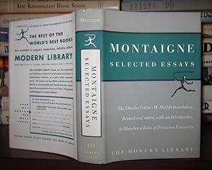 Image du vendeur pour MONTAIGNE Selected Essays mis en vente par Rare Book Cellar