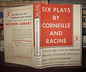 Image du vendeur pour SIX PLAYS BY CORNEILLE AND RACINE mis en vente par Rare Book Cellar