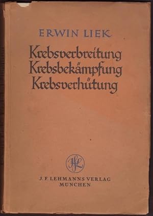 Imagen del vendedor de Krebsverbreitung / Krebsbek mpfung / Krebsverh tung [Cancer dissemination / Cancer / Cancer Prevention]. a la venta por OLD WORKING BOOKS & Bindery (Est. 1994)