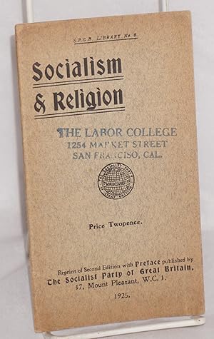 Socialism and religion. Reprint of second edition with preface