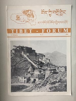 Bild des Verkufers fr Tibet - Forum Nr.3 /1985 4.Jahrgang zum Verkauf von Bildungsbuch