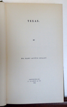 Seller image for TEXAS for sale by RON RAMSWICK BOOKS, IOBA