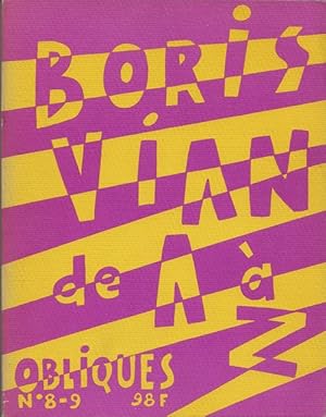 Seller image for Boris Vian de A  Z. for sale by Librairie Victor Sevilla