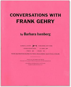 Conversations with Frank Gehry.