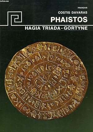 Imagen del vendedor de PHAISTOS, HAGIA TRIADA, GORTYNE a la venta por Le-Livre