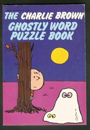 THE CHARLIE BROWN GHOSTLY WORD PUZZLE BOOK.