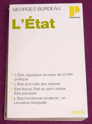 Imagen del vendedor de L'ETAT a la venta por LE BOUQUINISTE