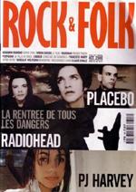Magazine Rock & Folk n°398, octobre 2000 (Placebo/Radiohead/PJ Harvey)
