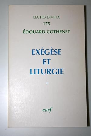 Exégèse et liturgie