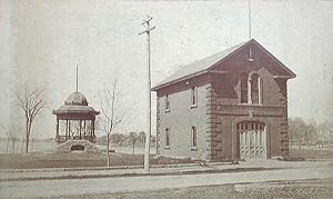 Silsby Steamer Lucius Beebe No. 1 [photograph of firehouse in Wakefield, Mass.]