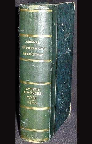 Journal de Pharmacie et de Chimie; 4th ser., vol. 27