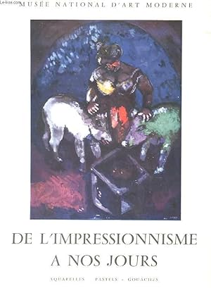 Bild des Verkufers fr DE L'IMPRESSIONNISME A NOS JOURS. AQUARELLES. PASTELS. GOUACHES. PARIS 27 JUIN 1958 zum Verkauf von Le-Livre