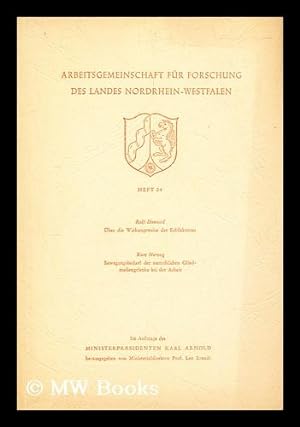Seller image for Arbeitsgemeinschaft fr forschung des landes nordrhein westfalen for sale by MW Books Ltd.