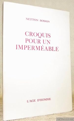 Seller image for Croquis pour un impermable. for sale by Bouquinerie du Varis