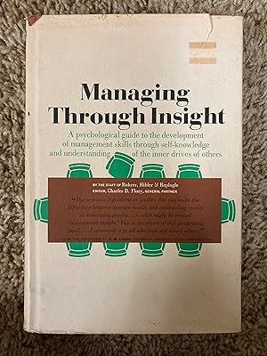 Seller image for Managing Through Insight for sale by Book Nook