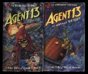 Bild des Verkufers fr AGENT 13, THE MIDNIGHT AVENGER; BOOK ONE(1)-THE INVISIBLE EMPIRE, BOOK TWO(2)-THE SERPENTINE ASSASSIN zum Verkauf von William L. Horsnell