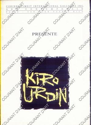KIRO URDIN. NOVEMBRE 1989. (Weight= 20 grams)