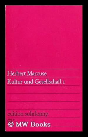 Seller image for Kultur und gesellschaft I for sale by MW Books