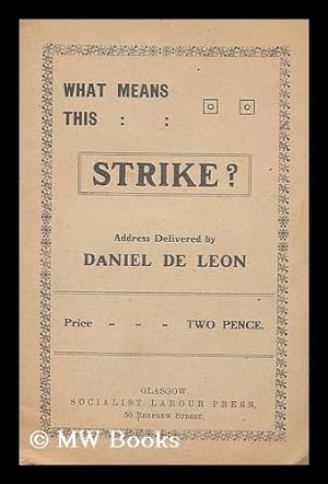 Seller image for What means this strike? for sale by MW Books