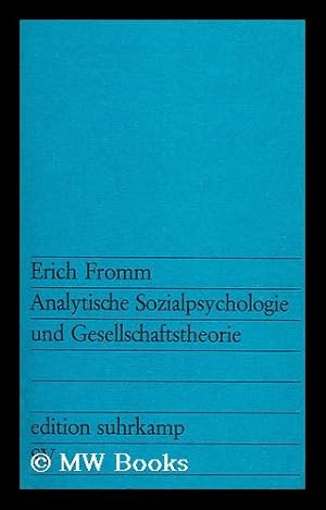 Seller image for Analytische sozialpsychologie und gesellschaftstheorie for sale by MW Books