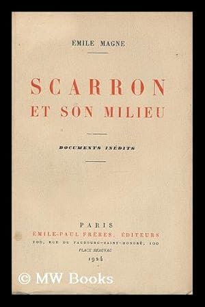 Seller image for Scarron et son milieu for sale by MW Books