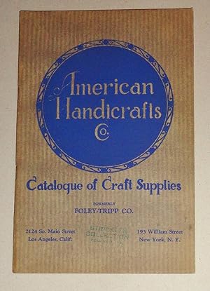 Imagen del vendedor de American Handicrafts Co. ; Catalog of Craft Supplies a la venta por DogStar Books