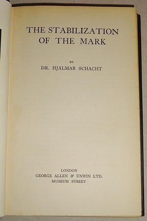Economist Hjalmar Schacht - Biography, Theories and Books